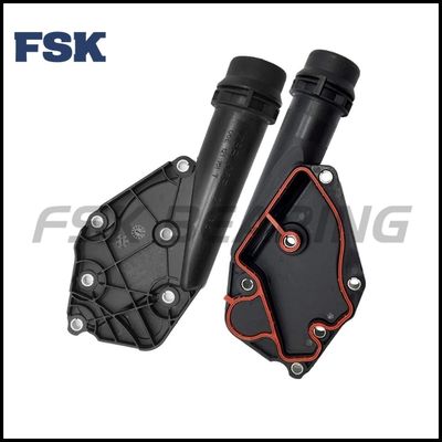 FSK 06E121168 Audi Coolant Thermostat Cover Plate Black Plastic