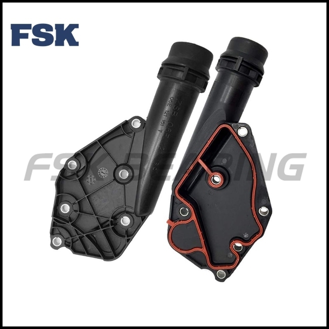 FSK 06E121168 Audi Coolant Thermostat Cover Plate Black Plastic