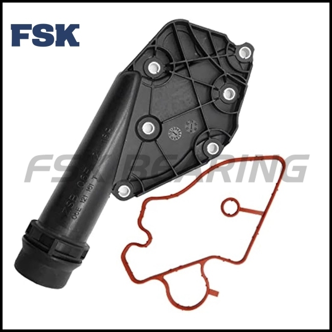FSK 06E121168 Audi Coolant Thermostat Cover Plate Black Plastic