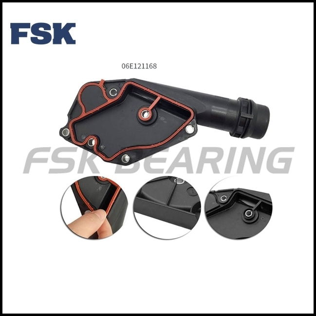 FSK 06E121168 Audi Coolant Thermostat Cover Plate Black Plastic