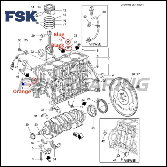 Oil Flow Valve 55556227 55563957 90530050 For Chevrolet Cruze Opel High Precision