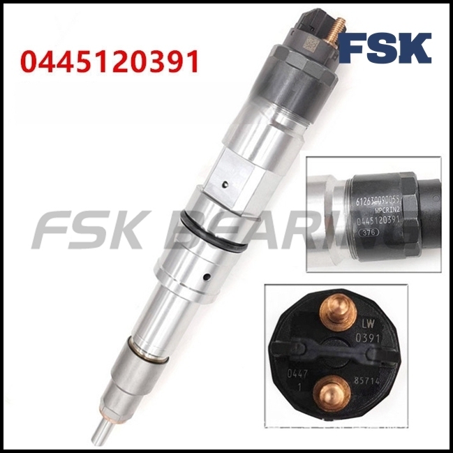 High Precision Common Rail Injector 120 Series 0445120391 For Weichai Heavy Trucks