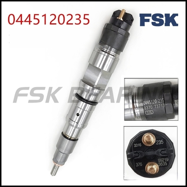High Precision Diesel Fuel Injector 0445120235 For Sisu Fuel Injector Assembly
