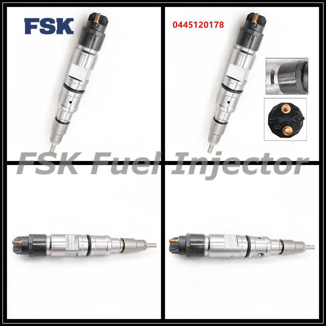 0445120178 Common Rail Diesel Injector 0 445 120 178 Bico Fuel Injector Nozzle 0445 120 178 Compatible For Bosch JAMZ