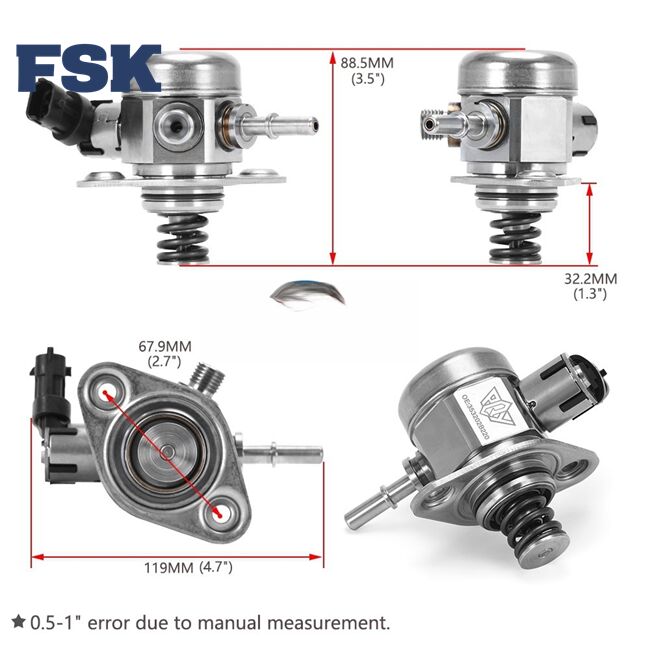 High Pressure Fuel Pump 35320-2B220 35320-2B130 35320-2B100 For Hyundai With Gcr15 Chrome Steel
