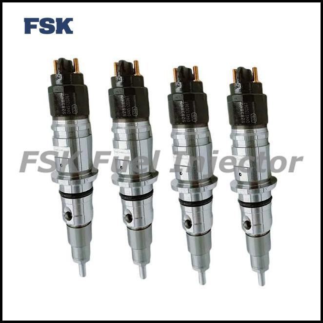Brand New Fuel Injectors 0445120367 5283840 Compatible With Cummins QSB4.5 And QSB6.7 Engines
