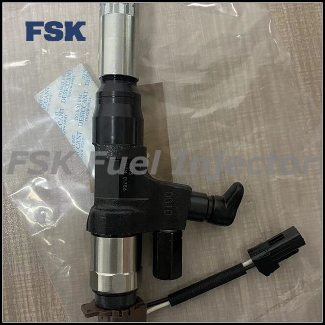 SK330-8 SK350 095000-6593 23670-0E0010 Diesel Fuel Injector Compatible With Denso Hino J08E