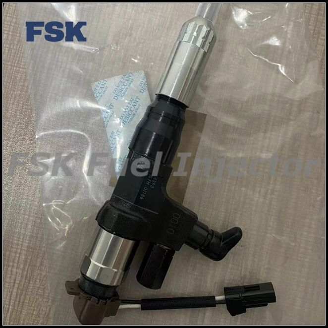 SK330-8 SK350 095000-6593 23670-0E0010 Diesel Fuel Injector Compatible With Denso Hino J08E