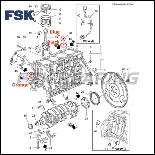 Oil Flow Valve 55556227 55563957 90530050 For Chevrolet Cruze Opel High Precision