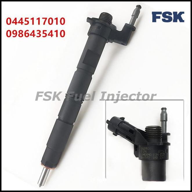 0445117010 High-Efficiency Atomizing Common Rail Fuel Injector, Low Fuel Consumption