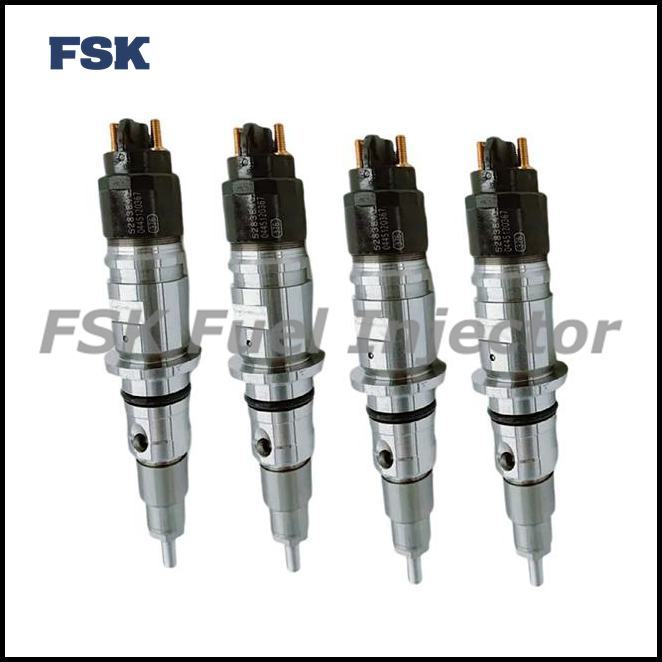 Brand New Fuel Injectors 0445120367 5283840 Compatible With Cummins QSB4.5 And QSB6.7 Engines