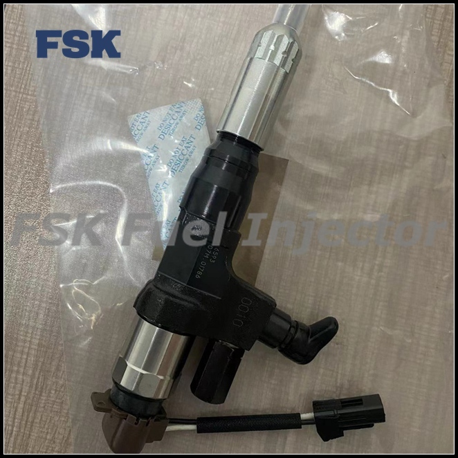 SK330-8 SK350 095000-6593 23670-0E0010 Diesel Fuel Injector Compatible With Denso Hino J08E